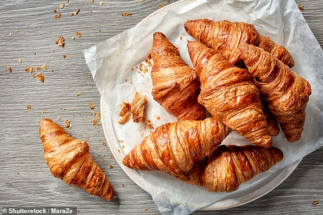 Croissants were actually invented in the Austrian capital of Vienna, Austria, where some say they were presented to Duke Leopold in 1227 as a Christmas gift.