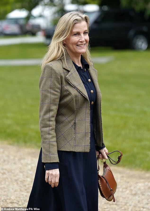The royal looked effortlessly elegant for the equestrian event while wearing a sophisticated ensemble.