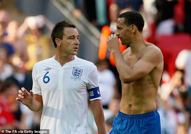 The relationship between Terry (left) and Anton's brother Rio (right) turned sour after the alleged racial abuse incident.