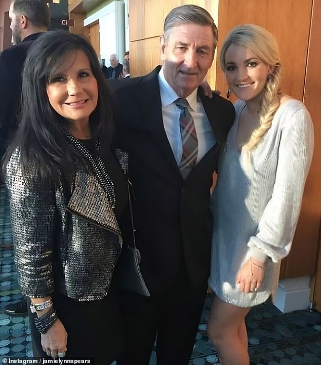 In legal documents obtained by the outlet, Jamie (pictured with Lynne Spears and her daughter Jamie Lynn) accused her daughter of using delay tactics to drag out the case.