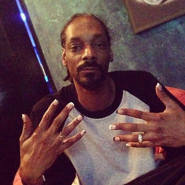 The radio star told listeners she can't stand men wearing a trendy French tip nail, after co-host Kyle Sandilands said American rapper Snoop Dogg, 52 (pictured), saw them uses.
