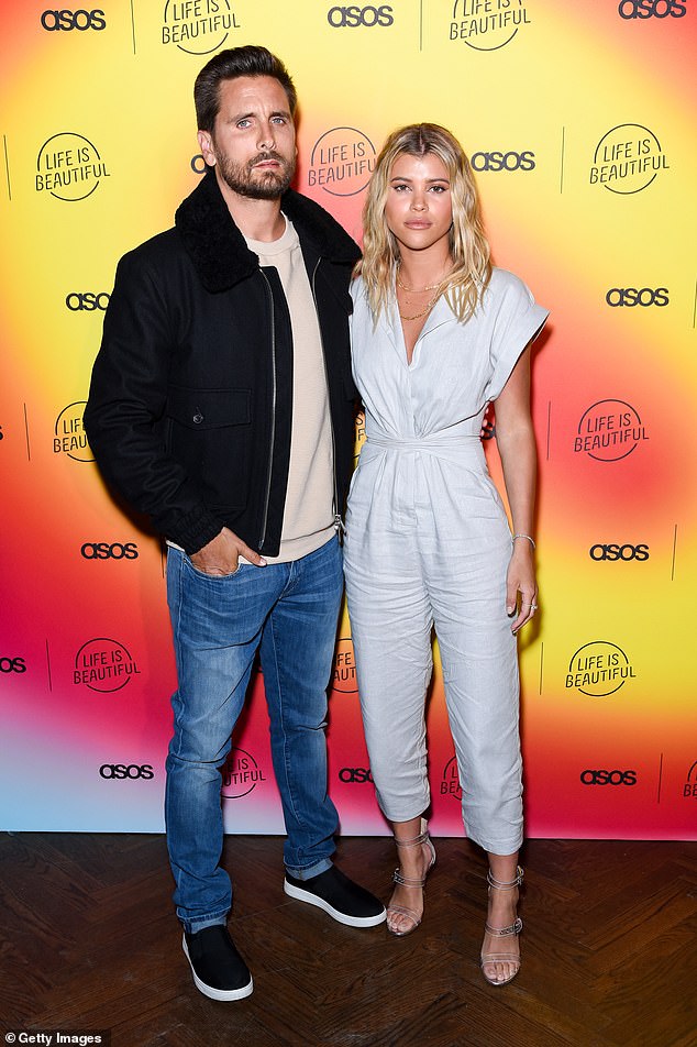 Sofia was previously in a high-profile relationship with reality TV personality Scott Disick, 40, whom she began dating in 2017;  Scott and Sofia photographed in 2019