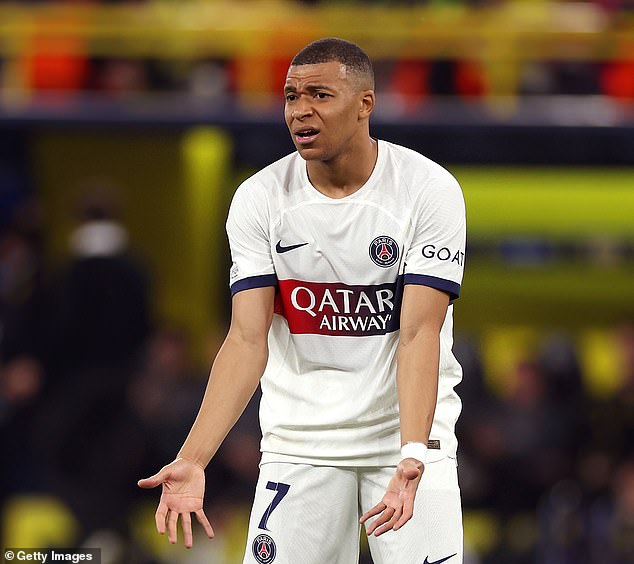 It was a difficult night for Kylian Mbappé, who was largely inhibited by the Dortmund defence.