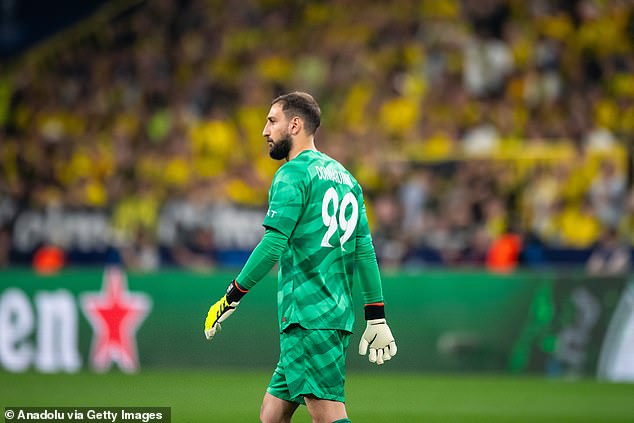 Gianluigi Donnarumma enjoyed a mixed game and could have stopped Dortmund's goal