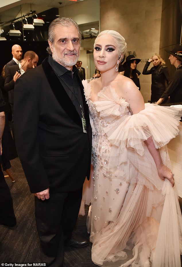 Joe Germanotta pictured with his superstar daughter, whose real name is Stefani Joanne Angelina Germanotta.