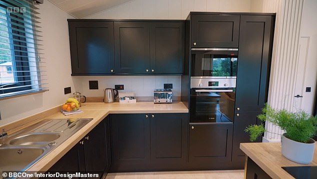 How Matt's kitchen turned out: he told the program that he has no regrets about his design