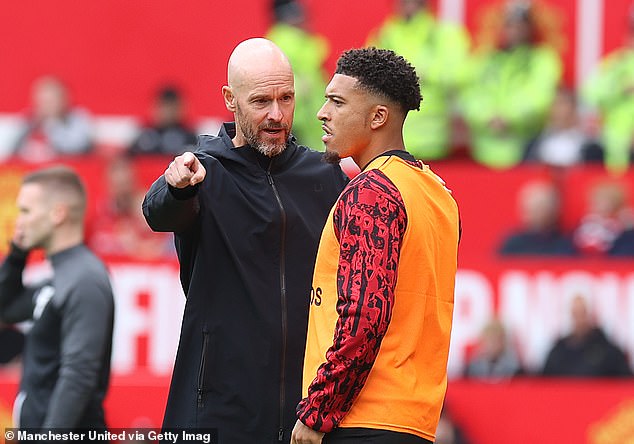 The Dutchman banished Sancho to train alone after the winger accused him of lying