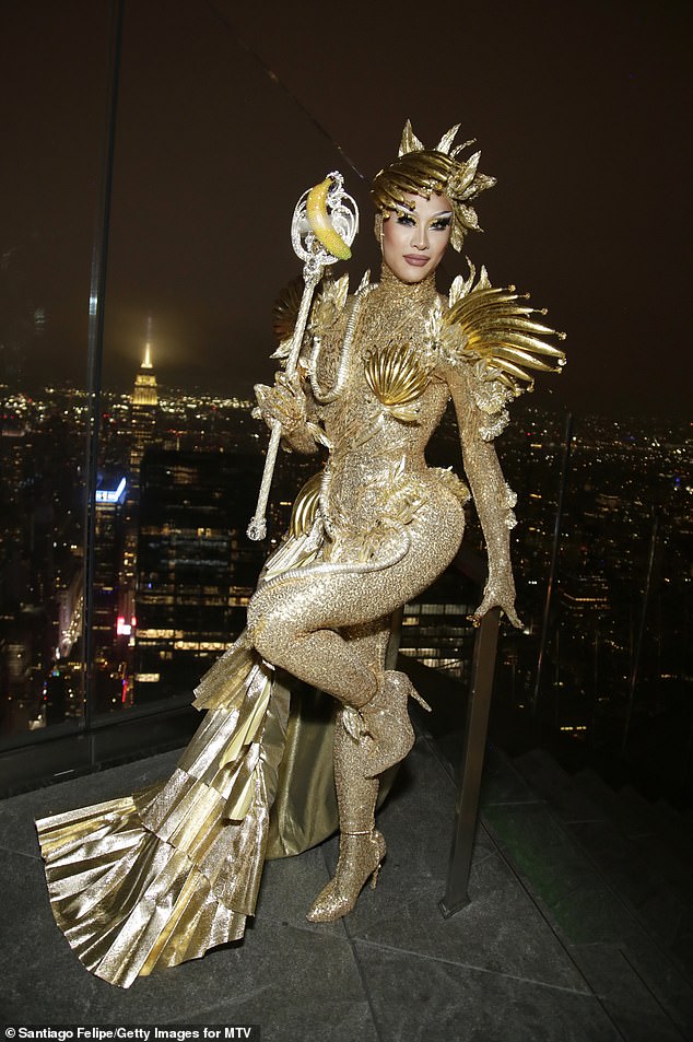 It's been less than three weeks since season 16 champion Nymphia Wind (pictured April 19) made history as the first East Asian (Taiwanese) queen to win RuPaul's Drag Race.