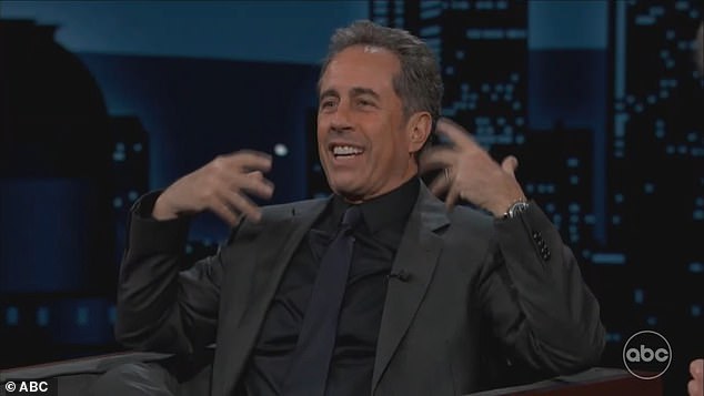 Seinfeld, 70, appeared on Jimmy Kimmel Live on Tuesday to talk about the film, which is loosely based on the true story of how Pop Tart was created.