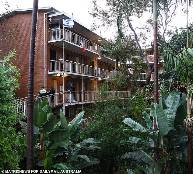 Pictured is the unit block on Hardy Street, North Bondi, where Ms Mumbulla's body was found.