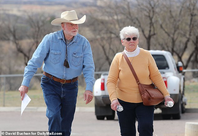 Kelly and his wife Wanda arrive for an arraignment hearing at Arizona Superior Court in Nogales, Arizona.