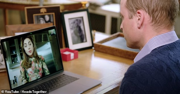 Prince William displayed four framed portraits in the 2017 video, including one of his beloved black Labrador Wigeon, who passed away in 2010.