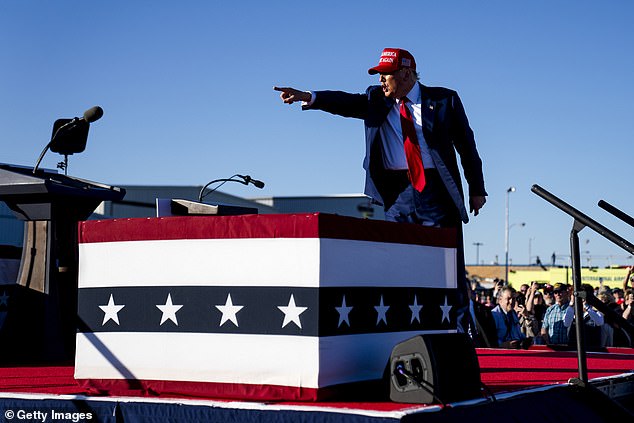 His comments came after a rally in Waukesha, Wisconsin.  The Midwestern state will be key to the presidential election and will host the 2024 Republican National Convention.