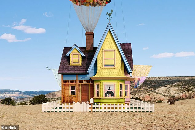 The UP House is located in Abiquiu, New Mexico, and is hosted by none other than Carl Fredrickson.