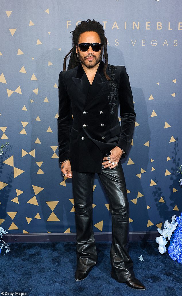 Kravitz's new studio album, Blue Electric Light, is due out via Roxie Records and BMG Rights Management on May 24;  He is seen in Las Vegas in December 2023.