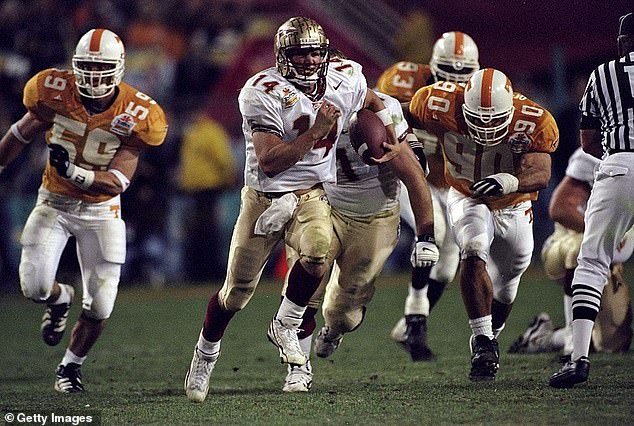 Outzen played for FSU from 1996-2000 and took over the starting role for the 1998 season.