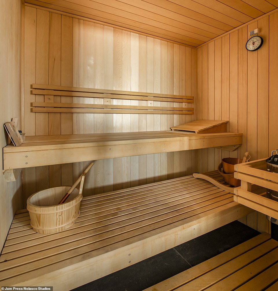 The property features its own luxury sauna, transporting owners to their own personal spa.