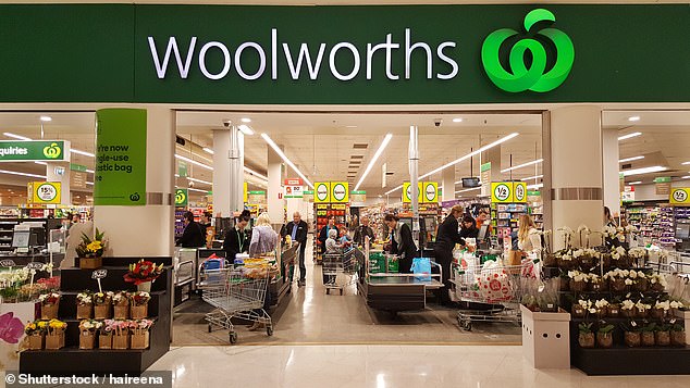 There has been a notable shift in customer sentiment and purchasing behaviors since Christmas as customers tightened their budgets.  Pictured is a Woolworths store.