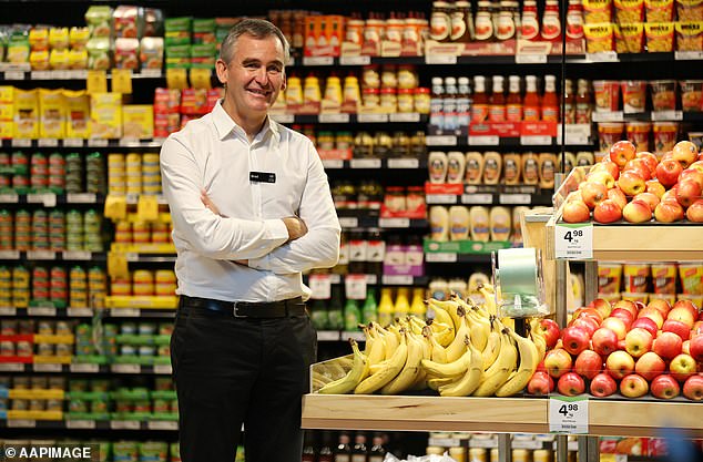Woolworths chief executive Brad Banducci (pictured) said a big rise in rents since January and February had hit singles and younger couples particularly hard.