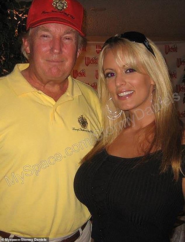 Trump photographed with porn star Stormy Daniels in 2006