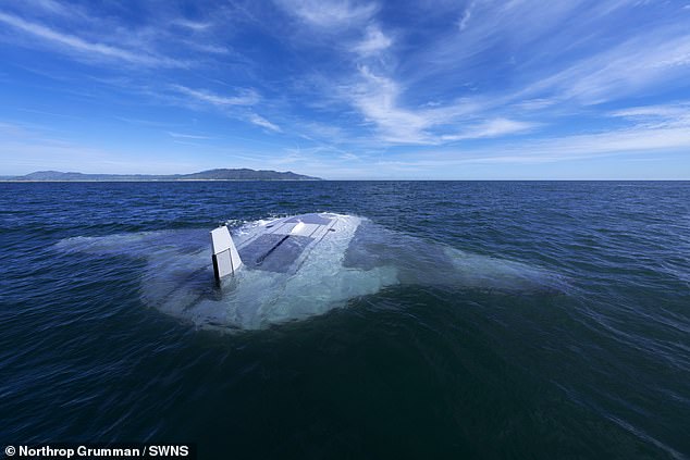 The military vehicle is designed for unmanned long-distance underwater missions.