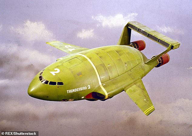 In the photo: Thunderbird 2, from the classic British science fiction series, which bears a striking resemblance to the Manta Ray.