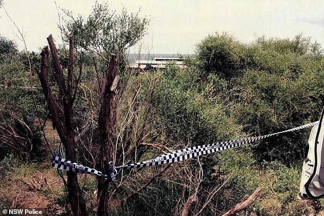 Ms Tiki's remains were found by police in bushland (pictured) near the surf lifesaving club.