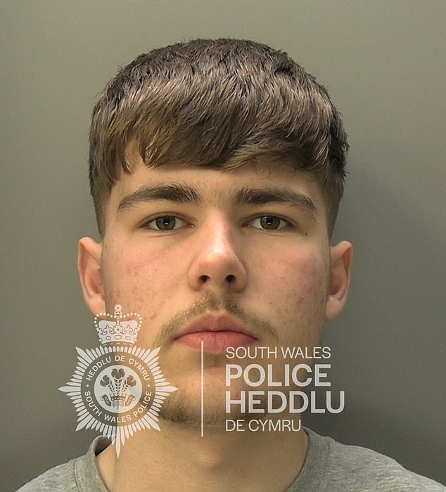 Harley Whiteman, 19, (pictured) was driving the Ford Fiesta that hit Kaylan at around 6.15pm on February 29, while the boy was standing outside a Co-op store with his friends.