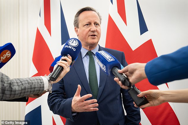 Foreign Secretary Lord Cameron is leading talks with the EU in a bid to reach a deal and end the post-Brexit deadlock.