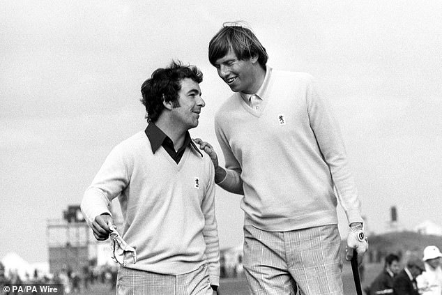 In an excellent career, Oosterhuis (right) topped the European Tour Order of Merit four times