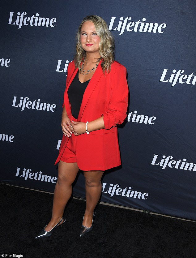 The 32-year-old rocked a chic red jacket and matching shorts during the An Evening With Lifetime: Conversations On Controversies FYC event.