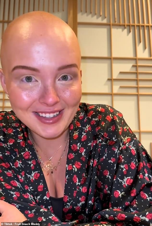 Madison Baloy, from Tampa, Florida, shared the devastating moment she burst into tears while taking a shower for the first time in over a year during a trip to Japan.