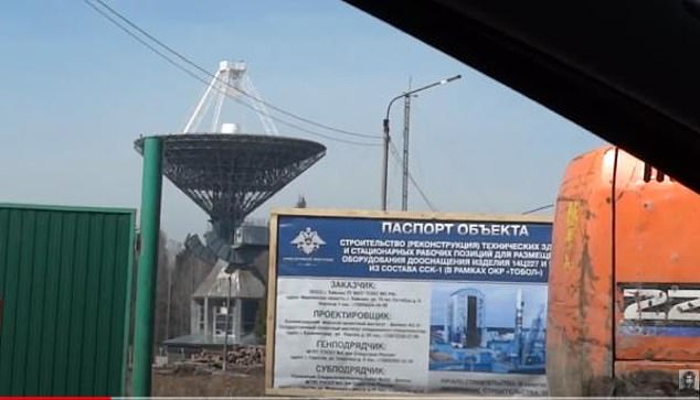 This image purports to show one of the satellite dishes of Russia's secret Tobol GPS jamming system in Kaliningrad.