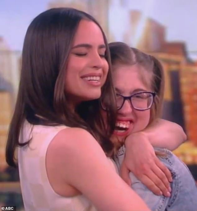 The View surprised Mya by organizing a meet and greet with her favorite singer, Sofia Carson