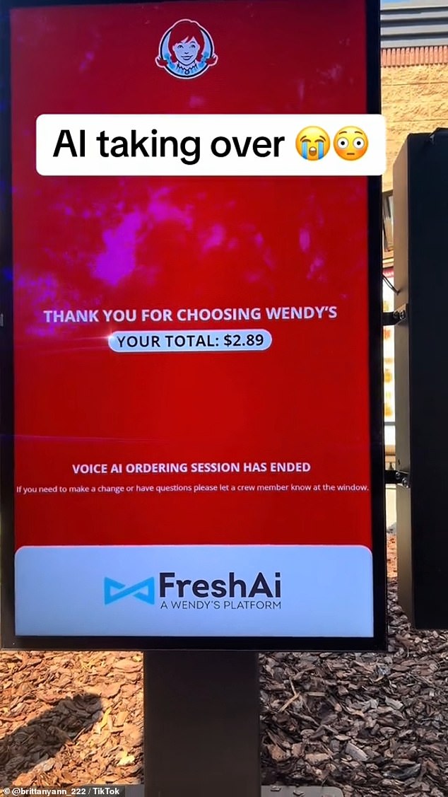 Wendy's began experimenting with AI chatbots in its drive-thru last year and is working to further develop the system with Google Cloud.