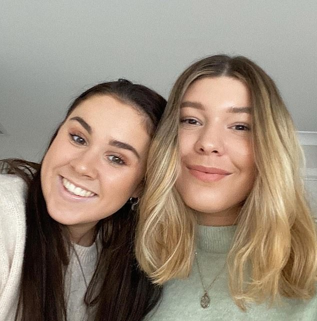 Lily Galbraith (left) died after former police officer Bruce Daley, who was driving an Audi convertible, crashed into the back of a car in which she was a passenger.  Her friend Emma McLean (right) is in critical condition.