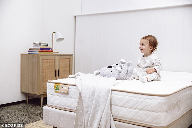 The mattress, which starts at $699, is backed by the Australian Spinal Research Foundation and parents have raved about how comfortable it is for their children.