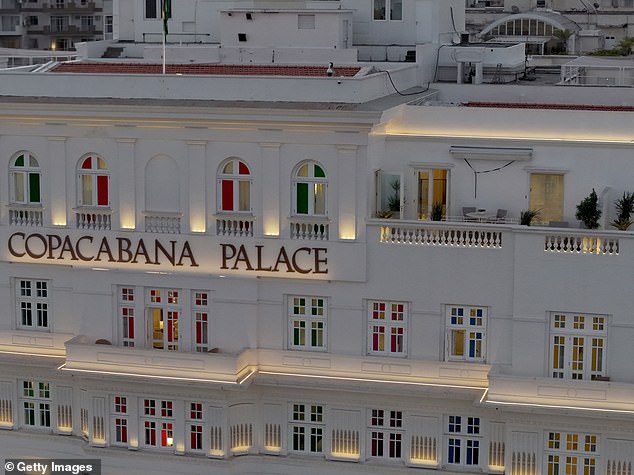 The music icon and his family are staying at the Belmond Copacabana Palace Hotel