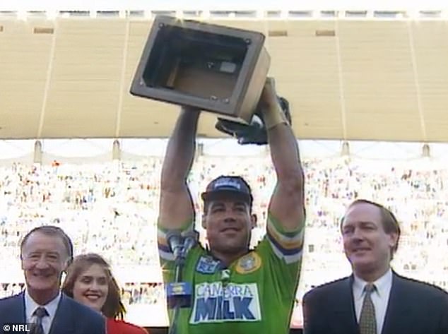The 1994 grand final was one of the most memorable and marked Mal Meninga's last game for the club after an illustrious career.