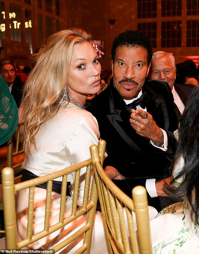 The British beauty also met up with singer Lionel Richie.