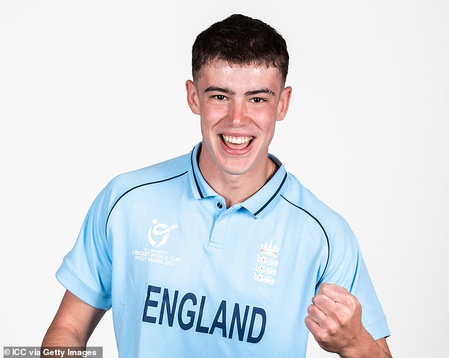 The left-handed bowler was England's roaming reserve in the 2022 U-19 World Cup.