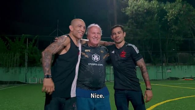 1714754662 910 Jose Aldo and Alexandre Pantoja meet with Brazilian soccer legend