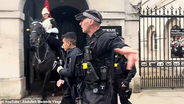The police then arrest the TikToker on suspicion of having committed a public order offence.