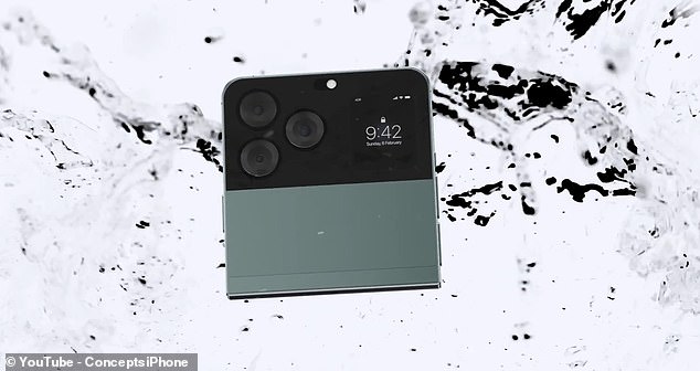 Sources also suggested that Apple views a foldable iPad as an easier engineering feat and a less risky first entry into the market.  Above, another recent ConceptsiPhone render