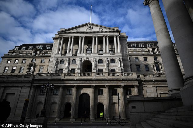 The cost of borrowing has risen since Bank of England officials (pictured) signaled last week that a long-awaited rate cut would be further delayed.