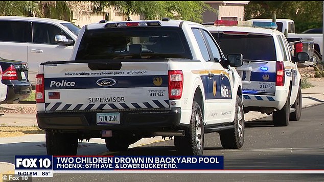 Phoenix police said the tragic incident is consistent with an accidental drowning.