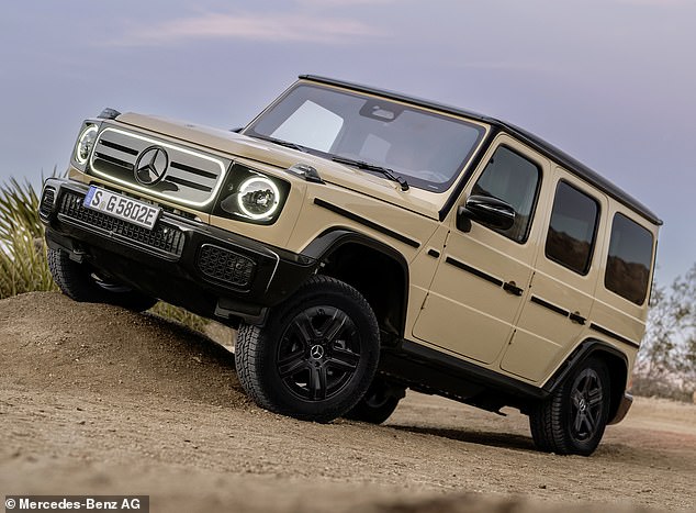 'Chelsea Tractor': Mercedes hopes its massive new G-Class electric 4x4 will hit the spot with wealthy customers