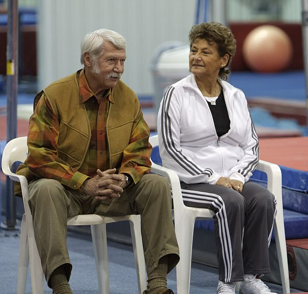 Pictured are Martha and Bela Karolyi, after whom the Karolyi ranch is named.