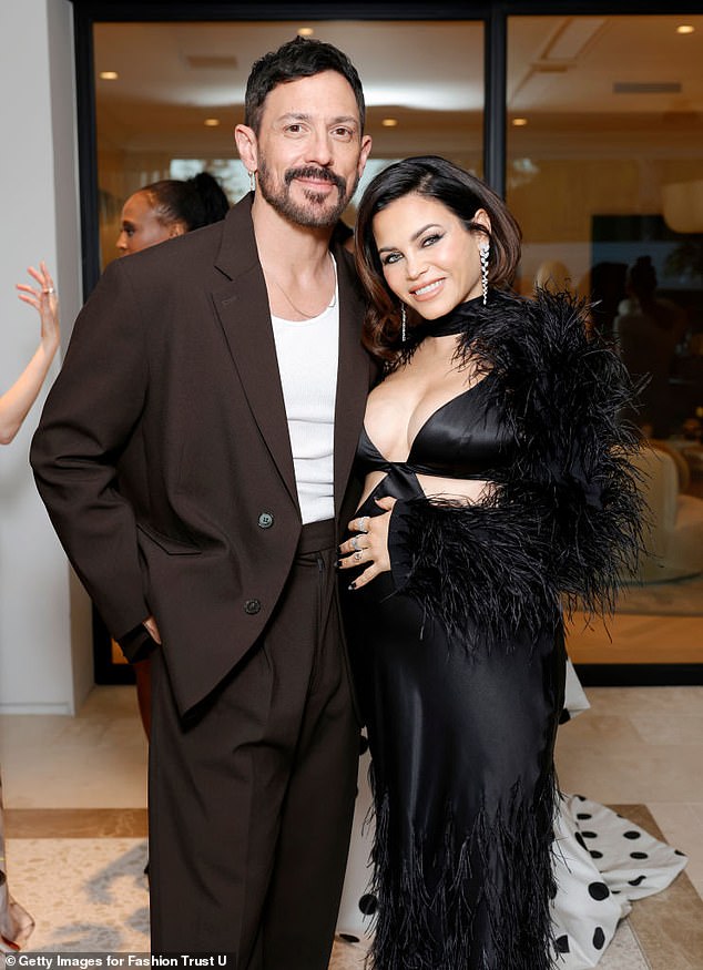 Dewan is expecting her second baby with fiancé Steve Kazee and the couple was spotted at the Fashion Trust US Awards 2024 on April 9 this year.