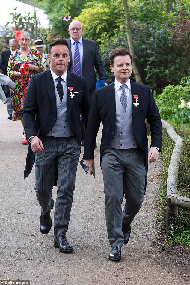 Ant and Dec arrive for King Charles' coronation on May 6 last year.